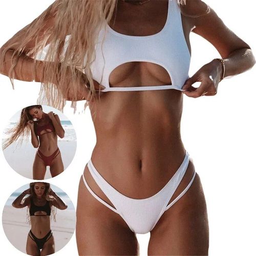 Maillot De Bain 2 Pièces Sexy Pour Femmes,Bikini,Échancré,Micro,Mode,2022