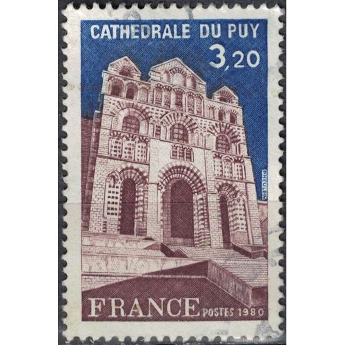 France 1980 Oblitéré Used Cathédrale Du Puy Y&t 2084 Su