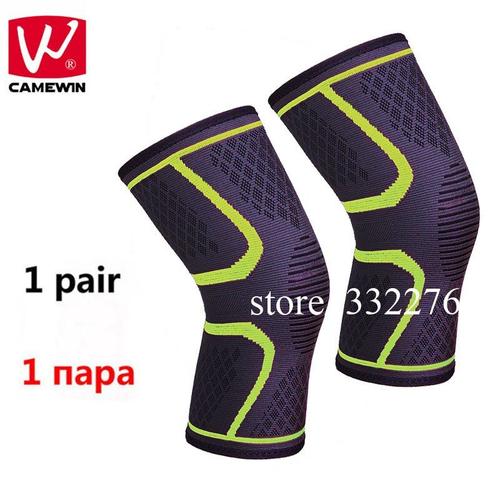 Green S -Camewin 2 Pièces Genouillère Protectrice Sport Courir Équitation Genouillères De Basket Ball Pour Les Hommes Et Femme De Ha