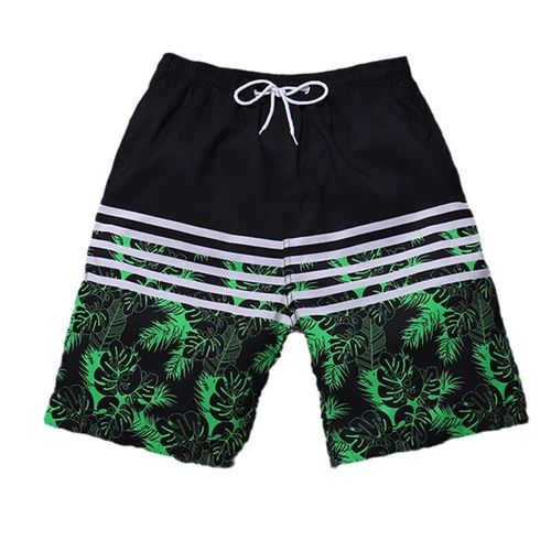 Maillot Bain Cargo Solide Avec Rayures Cordon Serrage Pour Homme Avec Poches