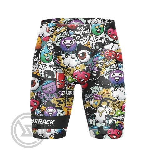 Rt-Short De Bain Moulant Pour Homme,Maillot De Bain De Surf,Impression Numérique,Pantalon De Sport De Performance