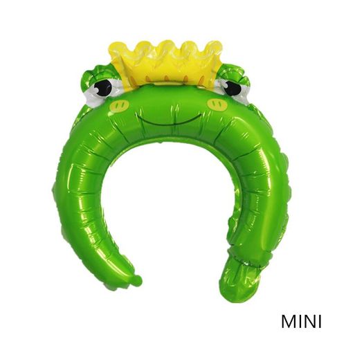 Prince Grenouille - Ballon En Aluminium De Dessin Animé, Belle Coiffure, Grenouille, Renard, Éléphant, Panda, Lapin, Anniversaire, Mariage, Accessoires Interactifs, Nouvelle Collection