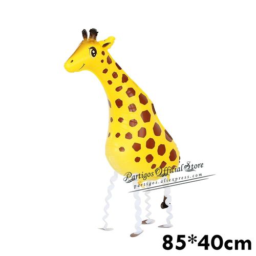 Girafe - Mélange De Ballons Hélium En Formes D'animaux, Ballons À Air Adorables Tigre Dinosaure Panda Chien Chat, Décorations De Fête Anniversaire Pour Enfants Adultes