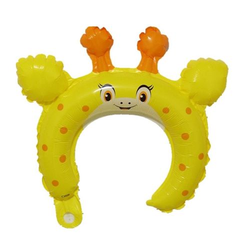 Girafe - Ballon En Aluminium De Dessin Animé, Belle Coiffure, Grenouille, Renard, Éléphant, Panda, Lapin, Anniversaire, Mariage, Accessoires Interactifs, Nouvelle Collection