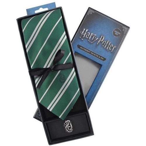 Cravate Et Badge Harry Potter Slytherin