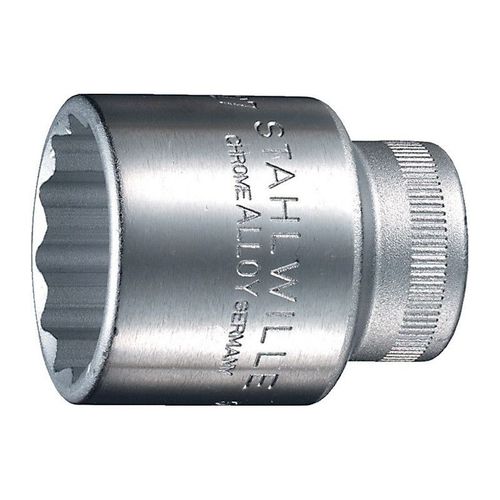 Jeu de clés à douille 50 1/2 po. 12 pans ouv. de clé 22 mm longueur 42 mm STAHLW
