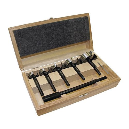 Jeu de forets à façonner Black Shark 6 pièces D. 35 40 50 60 68 mm + rallong