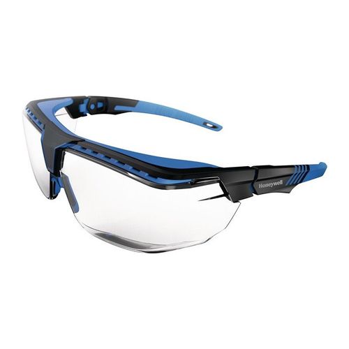 Lunettes de protection Avatar OTG catégorie EPI II branches noires/bleues verre