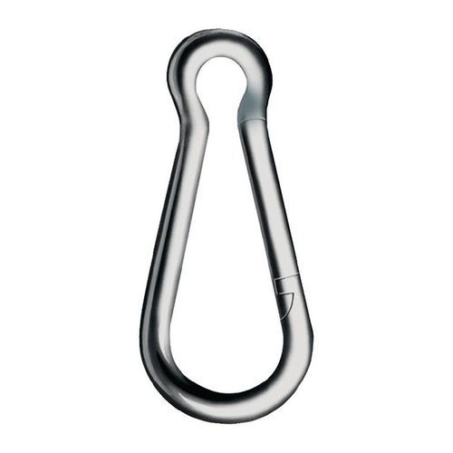 Mousqueton DIN 5299 forme C longueur 70 mm épaisseur de fil 7 mm capacité de ch (Par 100)
