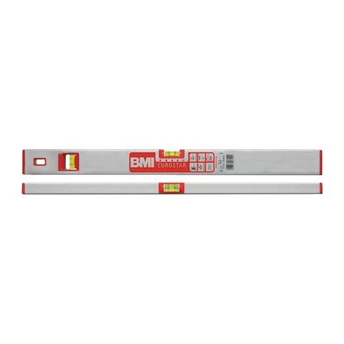 Niveau ? bulles EUROSTAR 690 E 150 cm aluminium argent ? 05 mm/m BMI