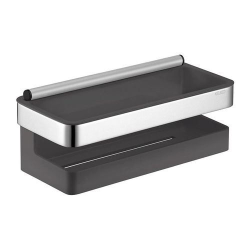 Panier de douche MOLL en 3 parties chrom? / anthracite KEUCO