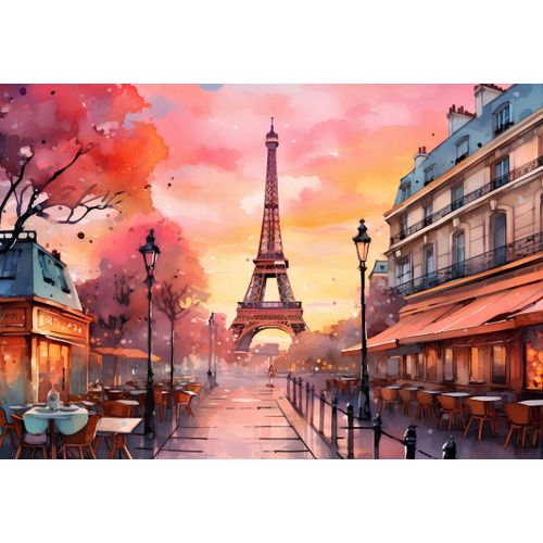 Paris Et La Grande Dame - Puzzle 1000 Pièces