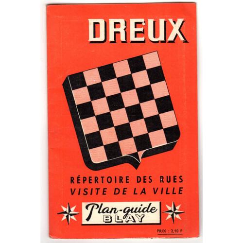 Dreux - Plan-Guide (Blay) - Echelle 1/8.500