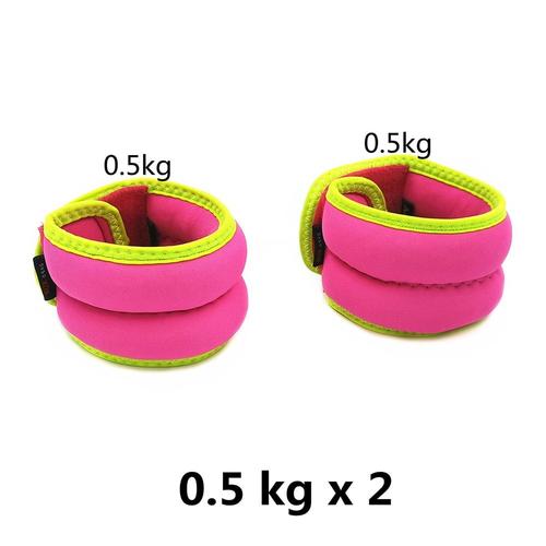 0.5kg X2 -1 Paire De Poids De Cheville De 1kg/0.6kg Pour Femmes,Fitness,Sac De Sable En Fer,Sangles,Idéal Pour La Marche,Joggin