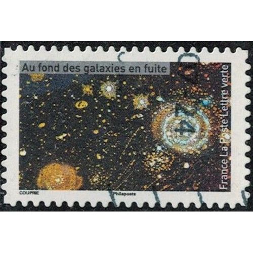 France 2021 Oblitéré Used Tutoyer Les Étoiles Au Fond Des Galaxies En Fuite Y&t 2058 Su