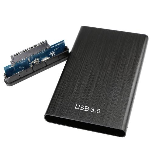 Boîtier de disque dur SSD externe USB3.0 élégant en aluminium de 2