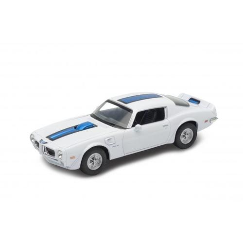 Pontiac Firebird Trans Blanc 1972 1/24 Welly-Welly