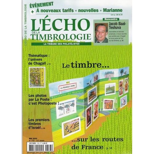 L'echo De La Timbrologie N° 1763 : Le Timbre Sur Les Routes De France