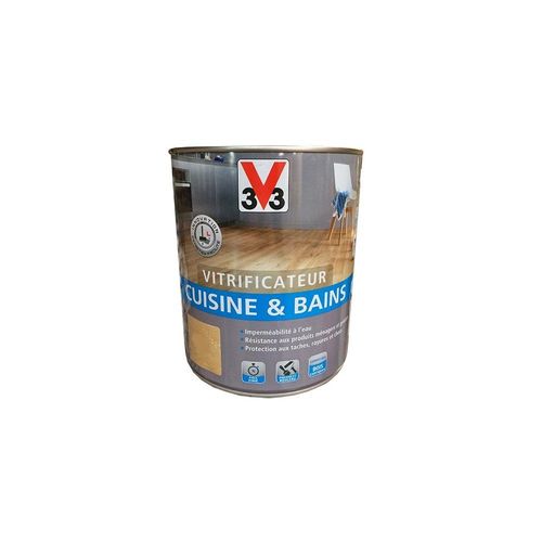 V33 Vitrificateur Cuisine & Bains Incolore Mat 2,5 L