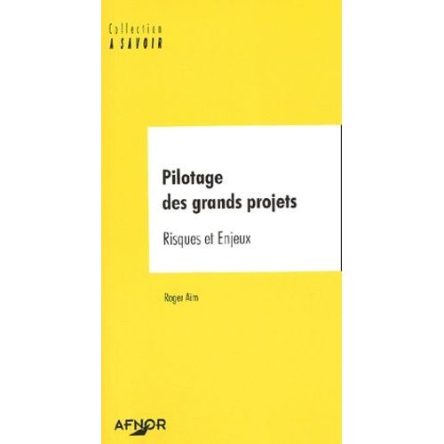 Pilotage Des Grands Projets - Risques Et Enjeux