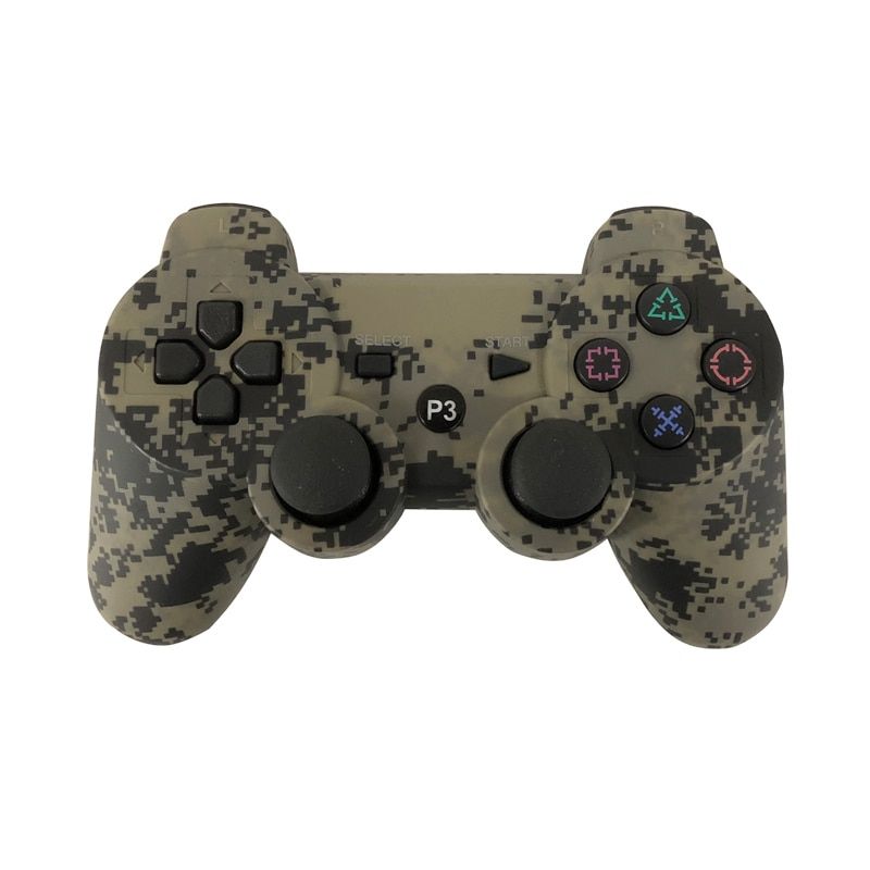 Camo1 Manette De Jeu Sans Fil Bluetooth Pour Ps3, Controlleur Usb / Pc, Accessoire Pour Console, Joystick