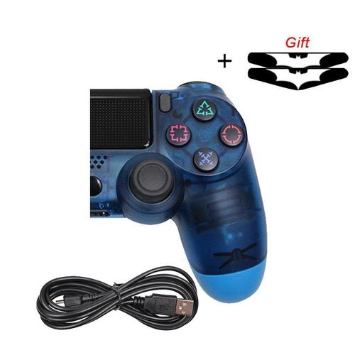 Bleu 1 Manette De Jeu Filaire Usb Pour La Console Ps4, Contrôleur De Jeu