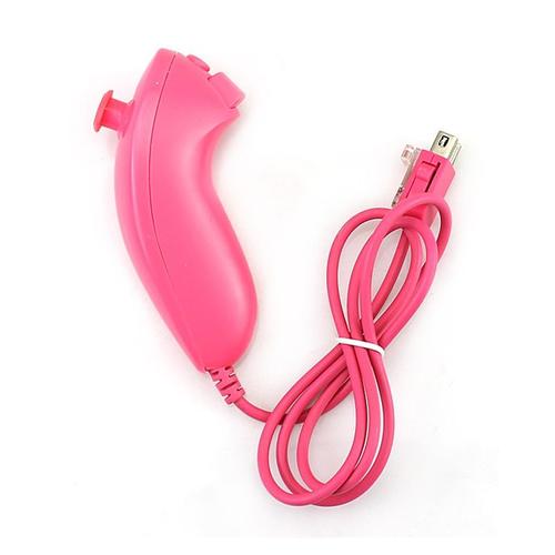 Rose Pour Nunchuck Manette De Jeu 2 Fr 1 Pour Nintendo Wii Motion Plus, Contrôleur À Distance Sans Fil Pour Wii Nunchuck