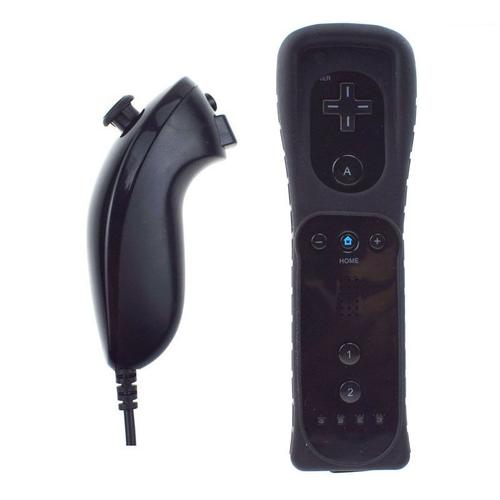 Noir 3 Manette De Jeu Sans Fil Pour Nintendo Wii, 1 Pièce, Controlleur À Distance Sans Motion Plus