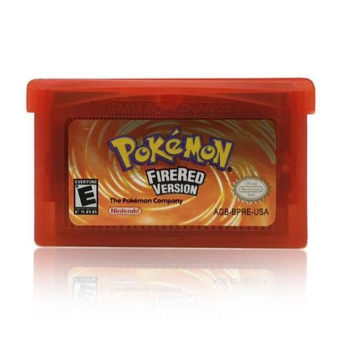 Version Forered Carte De Jeu Pokemon Série Gba, Pour Nintendo Ndsl Gb Gbc Gbm Sp