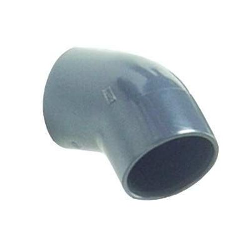 Coude PVC à coller Ø50 45º PN16