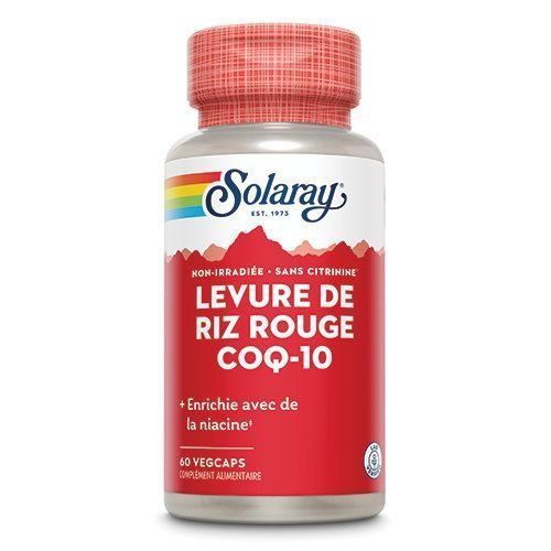 Levure De Riz Rouge + Co Q10 60 Capsules Végétales 