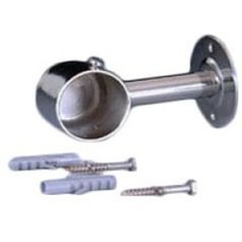 Support droit fermé avec platine pour main courante - piscines béton et liner