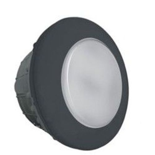 Projecteur gris anthracite led rgb pour piscine béton et liner