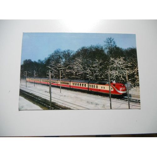 Theme Divers Tres Grande Carte En Couleur Train La Rame Trans Europ Express Paris Ruhr Traverse La Foret Edit La Vie Du Rail R Breton Tbe
