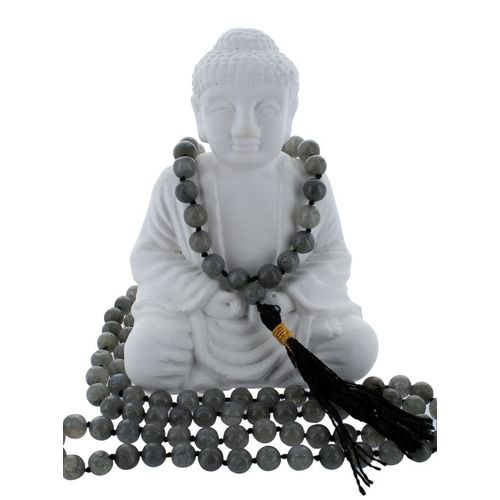 Collier Mala Labradorite 108 Perles