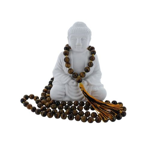 Collier Mala Oeil De Tigre 108 Perles
