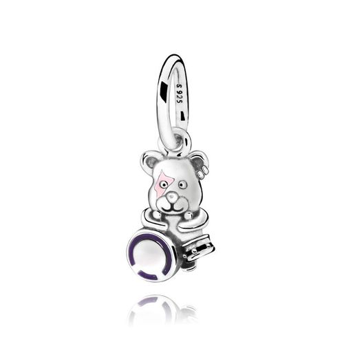 Bracelet Punk En Argent Sterling 925, Breloque Pandora Originale, Perle Ours, Cadeau D'anniversaire Pour Femmes, Nouvelle Collection
