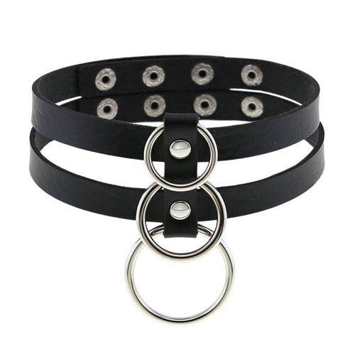 Collier Ras Du Cou Pour Femme, Ras Du Cou, Punk, Rond, Rock, Multicouches, Noir, Accessoires, Bijoux De Fête En Club