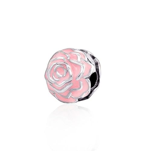 Breloques En Argent Sterling 925 Pour Bracelet Pandora Original Pour Femme, Nouveau, À Clipser, Avec Perles, Rose, Fleur, Cadeau, Bricolage, Tendance