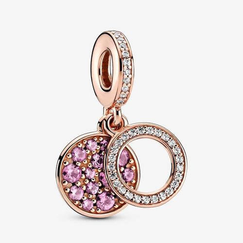 Bracelet Pandora Original En Argent Sterling 2020, Breloque En Forme De Disque Rose Scintillant, Nouveau Bijou De Noël, 925