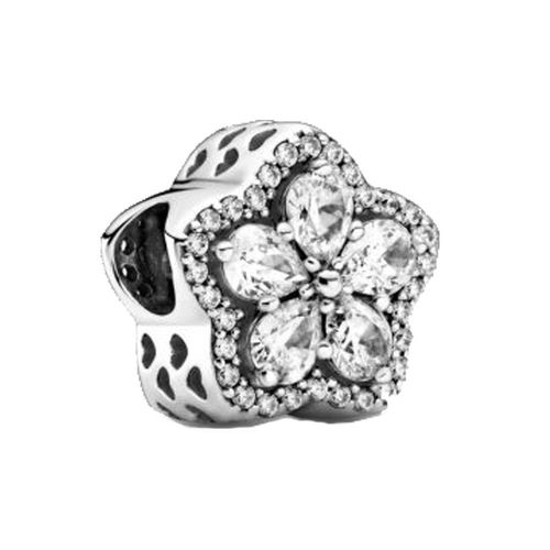 Breloque Pavé De Flocon De Neige En Argent Sterling 2020, Perles Scintillantes, Adaptées Aux Bracelets Pandora Originaux, Bijoux De Noël, Nouvelle Collection Hiver 925