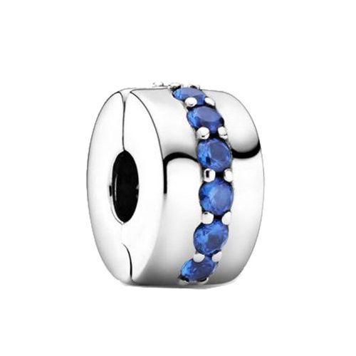 Bracelet Pandora En Argent Sterling 2020, Nouveau Bijou De Noël, Breloque Bleu Brillant, Pince, 925