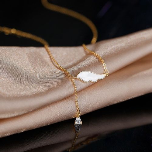 Colliers Et Pendentifs Ras Du Cou En Cristal Pour Femmes, Bijoux De Mariage, En Argent Sterling 925, Avec Coquillage, Dz786