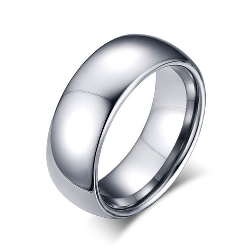 Bague En Titane Et Acier Pour Hommes, Haute Qualité, Poli, Mariage, Tungstène, Bijoux, Nouvelle Mode, 2021