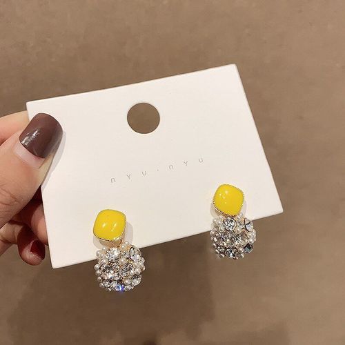 Boucles D'oreilles En Alliage Rose En Forme De C¿Ur Pour Femme, Boucles D'oreilles Simples Et Charmantes, Cadeaux Pour Dames