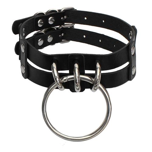 Collier Ras Du Cou En Cuir Noir Punk Gothique Pour Femmes, Bijoux À Rivets, Amour, Cadeau, Nouvelle Collection 2020
