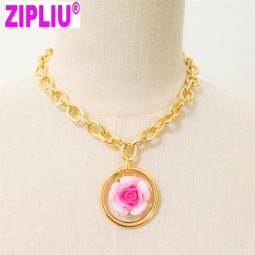Collier Harajuku Fait À La Main Pour Femmes, Chaîne À Maillons Sexy, Fleur De Rose, Punk, Ras Du Cou, Ceinture, Couples, Fête En Club