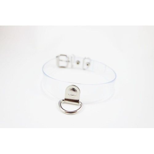 Collier Rond À Rivets En Cuir Transparent, Sexy, Mode Harajuku, Ras Du Cou Punk Gothique, Fait À La Main, Livraison Gratuite