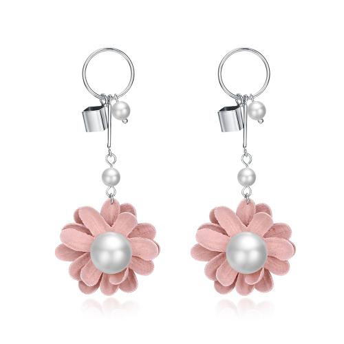 Boucles D'oreilles Pendantes En Argent Sterling 925 Pour Femmes, Cristal D'autriche Avec Fleur Beige, Boucles D'oreilles De Fête, Cadeau Simple, Tendance, Nouvelle Collection