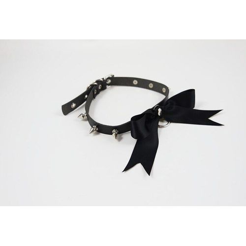 Collier Harajuku En Cuir, Nouvelle Mode, Sexy, Ras Du Cou, Fait À La Main, N¿Ud À Pointes, Ceinture, Hot Rock, Couple, Prix De Gros